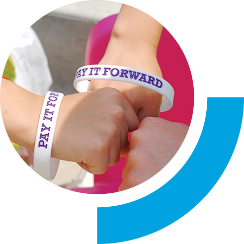 Pay it forward wristbands